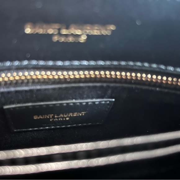 SOLD Yves Saint Laurent (YSL) Toy Loulou Black Quilted Leather Handbag - Picture 11 of 11